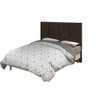 Cabeceira Lisboa Mdf Estilo e Conforto em Diversas Cores:king/marrom Escuro - 2