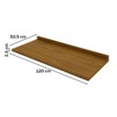 Ver imagem 2 de Tampo para Balcão 120 Cm Requinte Nature - Henn