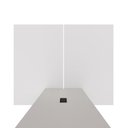 Ver imagem 5 de Mesa Escritório 2,70m 2 Cx de Tomada e Painel de Tv Duplo F5 Cor:cinza