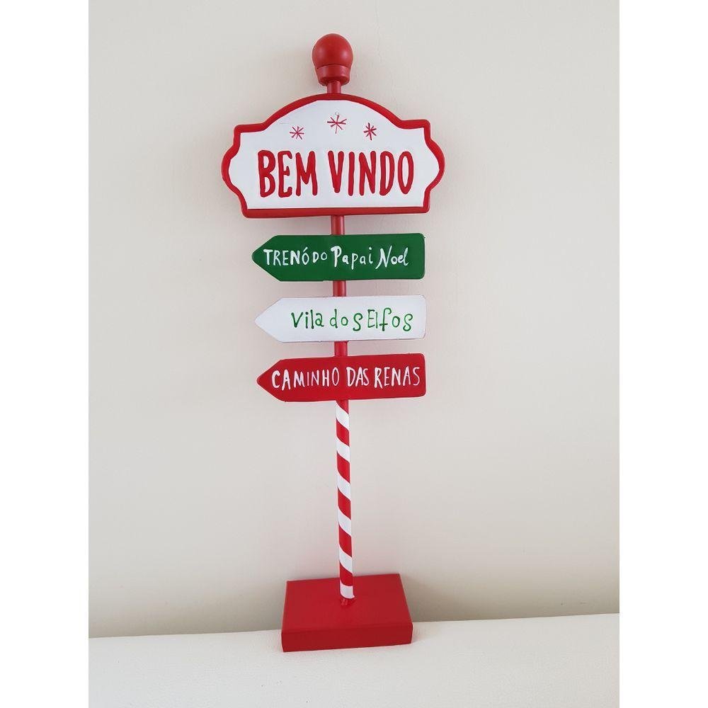 Placa Decorativa de Natal para Móvel 46cm - 3