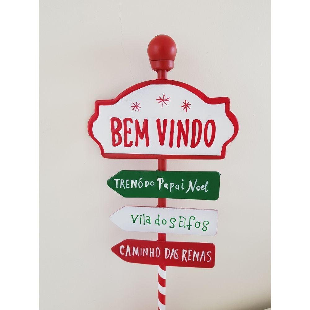 Placa Decorativa de Natal para Móvel 46cm - 5