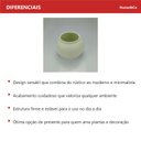 Ver imagem 5 de Cachepô de Cerâmica Verde 12x15x15cm Vaso Plantas Jardim Sala Suculenta Flores