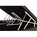 Ver imagem 3 de Cama Box Baú King Corino Marrom 193x203x42