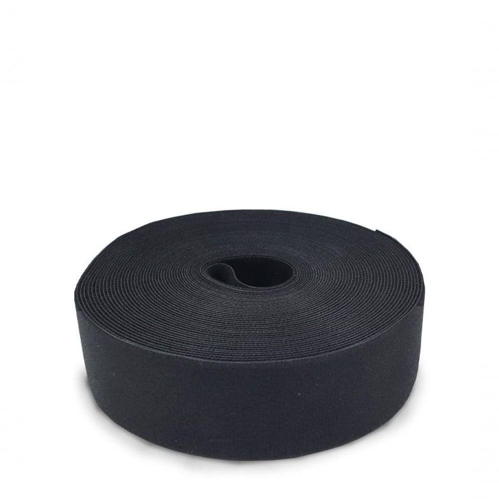 Fita Fecho de Contato | Organizador de Cabos | Preto | Rolo 10m X 40mm - 4