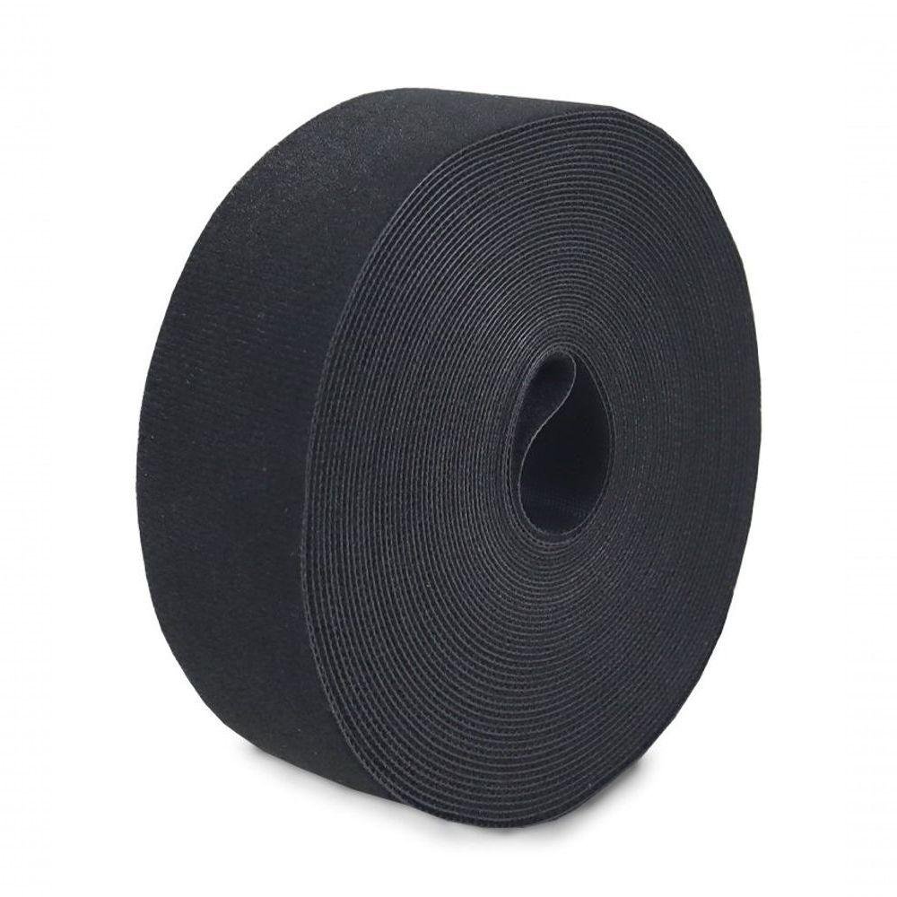 Fita Fecho de Contato | Organizador de Cabos | Preto | Rolo 10m X 40mm - 3