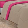 Edredom Malha 100% Algodão Gran Moratta 1 Peça Solteiro - Avelã-pink - 3
