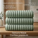 Ver imagem 6 de Jogo de Toalha Banho Banhão Premium Wave 3 Peças 100% Algodão Super Macio Premium Casa Dona