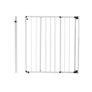 Portão de Correr em Alumínio-largura Regulável 200cm Branco