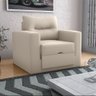 Sofa Cama Solteiro Marlene - Poltrona Cama Solteiro: Bege - 3