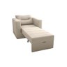 Sofa Cama Solteiro Marlene - Poltrona Cama Solteiro: Bege - 2