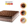 Colchão Casal Espuma Pillow Top High Comfort Marrom/Bege Hellen - Suporta até 120kg por Pessoa - 3