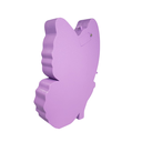 Ver imagem 3 de Luminária Infantil Borboleta Led – Quarto de Menina:lilás