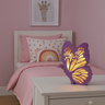 Luminária Infantil Borboleta Led – Quarto de Menina:lilás - 2