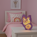 Ver imagem 2 de Luminária Infantil Borboleta Led – Quarto de Menina:lilás