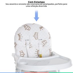 Cadeira Alta De Bebê Para Alimentação Refeição Até 23 Kg Nick Real Galzerano - 5