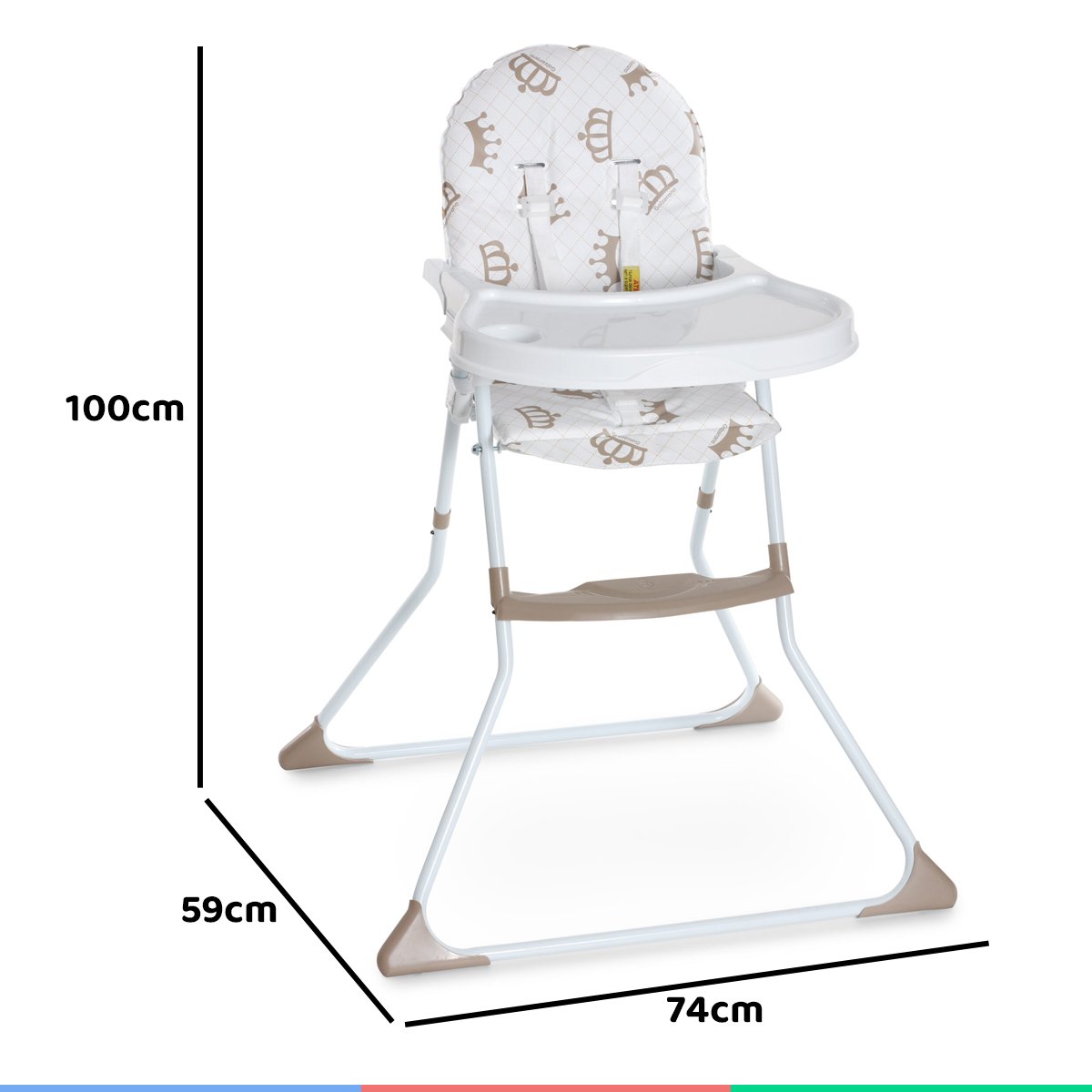 Cadeira Alta De Bebê Para Alimentação Refeição Até 23 Kg Nick Real Galzerano - 6
