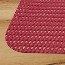 Ver imagem 4 de 4 Jogo Americano Pvc Vermelho Antiderrapante 29x44 Id Decor