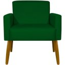 Ver imagem 3 de Poltrona Hope Decorativa Confortável para Sala Quarto Recepção Tecido Suede Pés Palito