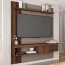 Ver imagem 2 de Painel para Tv Suspenso 55 Pol. Helen C01 Fendi/havana - Mpozenato