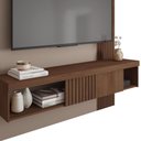Ver mais imagens de Painel para Tv Suspenso 55 Pol. Helen C01 Fendi/havana - Mpozenato