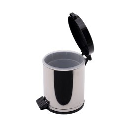 Lixeira Aço Inox com Pedal e Recipiente Plástico 4,5 Litros - 2