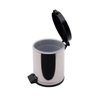 Lixeira Aço Inox com Pedal e Recipiente Plástico 4,5 Litros - 2