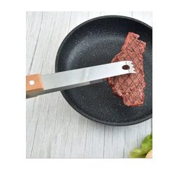 Kit 04 Utencilios e Estojo Case para Churrasco Inox - 7