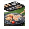 Kit 04 Utencilios e Estojo Case para Churrasco Inox - 9