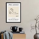 Ver imagem 2 de Quadro Poster Picasso - The Feline 45x34cm:madeira Preta
