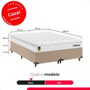 Ver imagem 3 de Cama Box Casal Bipartido Bege + Colchão Life D33 Pillow Top Branco 56 x 138 x 188 cm- e-Shop Casa