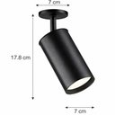 Ver imagem 2 de Spot de Sobrepor Preto 7x17,8cm Luminária Alumínio Bivolt Neo Iluminação Interna Dital
