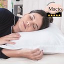 Ver imagem 6 de Kit 2 Travesseiros King Premium De Fibra Conforto Extra tipo Pluma De Ganso Ecológica 50x90x23cm - B