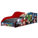 Ver imagem 4 de Cama Vingadores Infantil l com Grade de Proteção com Colchão