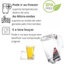 Ver imagem 3 de Jarra Para Suco Plástico Cristal 2 Litros C/ Jogo De Copos