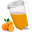 Ver imagem 6 de Jarra Para Suco Plástico Cristal 2 Litros C/ Jogo De Copos