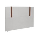 Ver imagem 2 de Cabeceira para Cama Box Queen Size 160cm Pietro Bouclê - Sofa Store:bouclê Cinza Claro