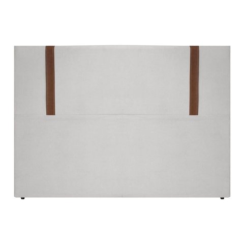 Cabeceira para Cama Box Queen Size 160cm Pietro Bouclê - Sofa Store:bouclê Cinza Claro