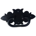 Ver imagem 1 de Puxador Rustico Negro de Ferro Direto da Fábrica Colonial Libertas Rosas Artesanato Puxador de Gavet