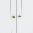 Ver imagem 3 de Guarda Roupa Casal 6 Portas 4 Gavetas Mississipi Henn Branco