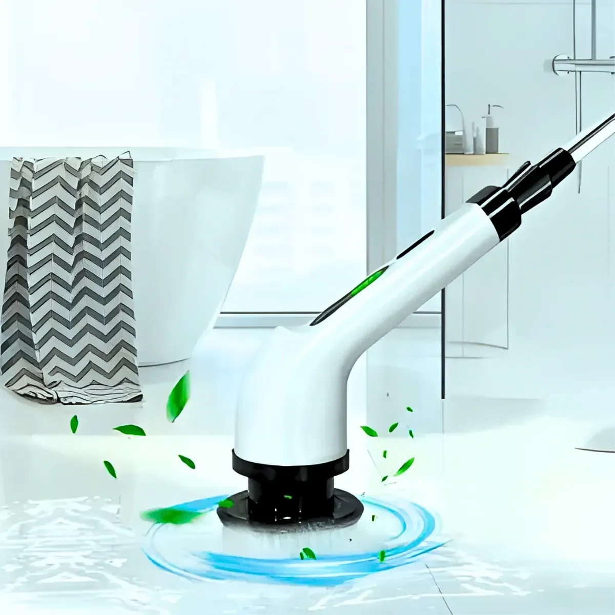 Ver imagem 2 de Esfregão Elétrico Versátil de Limpeza 360° Giratório Usb