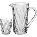 Ver imagem 1 de Jogo 7 Peças Jarra/copos para Refresco Água Home&co Eco Crystal 270ml/1,5l Transparente