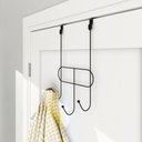 Ver imagem 2 de Cabide Multiuso de Porta 3 Ganchos - Stolf Preto