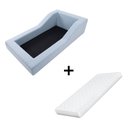 Ver imagem 5 de Cama Infantil Montessoriana a Vácuo Solteiro Colchão Brinde Bouclê Azul Bebê Montanaris Decor