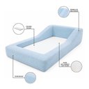 Ver imagem 3 de Cama Infantil Montessoriana a Vácuo Solteiro Colchão Brinde Bouclê Azul Bebê Montanaris Decor