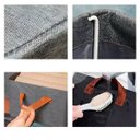 Ver imagem 3 de Cesto Multiuso Dobrável Cinza para Organizar Roupas