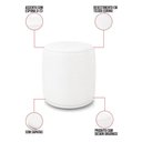 Ver imagem 3 de Puff Redondo Orgânico para Sala Kit 2 Malu Sintético M11 - D’Rossi
