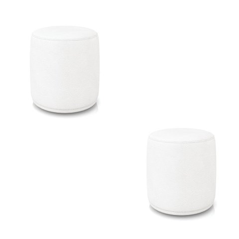 Puff Redondo Orgânico para Sala Kit 2 Malu Sintético M11 - D’Rossi