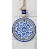 Mandala Porcelana Olho Grego Turco Talisma Amuleto 20 Cm - 2
