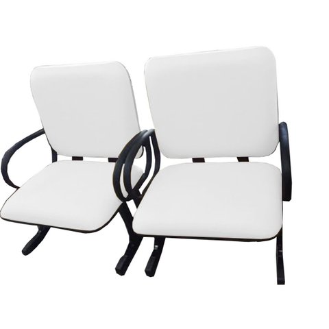 02 Cadeiras para Escritório até 250kg Branco