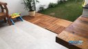Ver imagem 1 de Deck de Madeira Modular 40x40 Cm Neonx com Pintura Neonx Osmocolor Canela Semi Tran